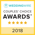 WeddingWire Couples' Choice Award 2018